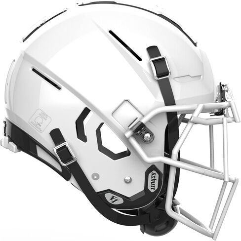 خوذة كرة القدم الجماعية Schutt F7 VTD، مرفق قناع الوجه ROPO SW NB VC، كبير، أسود غير لامع in Saudi Arabia