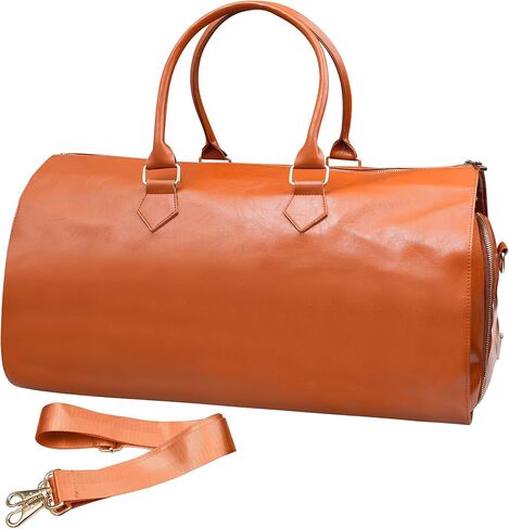 Kalawen Garment Bags for Travel, Superior Oxford Fabric Garment Duffle Bags for Travel Waterproof Men Women, 2 in 1 Hanging Dress Suitcase Suit Travel Bags Black in Saudi Arabia
