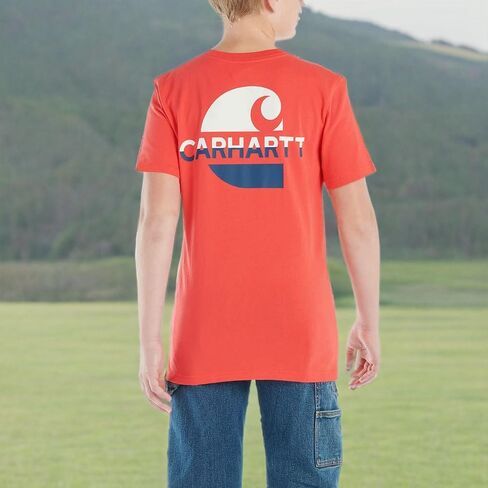 Carhartt Boys' Big Short-Sleeve Gradient C T-Shirt in Saudi Arabia