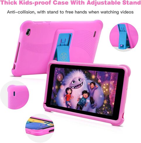 Kids Tablet 7 inch, 4GB RAM 32GB, Kid-Proof Case, Parental Control Blue in Kuwait