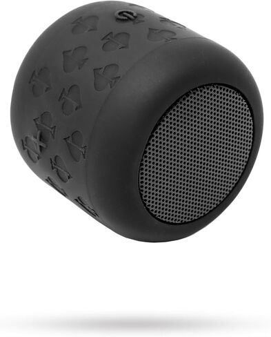 Pins & Aces Spade Speaker Portable Bluetooth Speaker - Versatile, 8 Hour Battery Life Portable Speaker - 45ft. Range, Magnetic Base Attaches to Your Golf Cart, Golf Clubs, Golf Bag, & More (Single) in Saudi Arabia