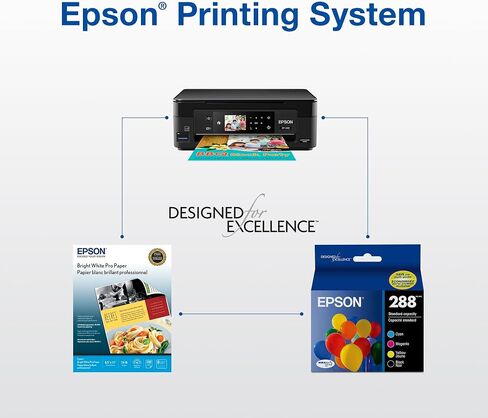 EPSON 288 DURABrite Ultra Ink High Capacity Cyan Cartridge (T288XL220-S) Works with Expression XP-330, XP-430, XP-434, XP-340, XP-440, XP-446 in Saudi Arabia