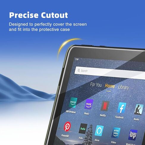 EVACH Screen Protector for Fire Max 11 2023 Release 13 Generation, Ultra Sensitive HD Tempered Glass Anti-Fingerprints for All New Kindle Fire Max 11 Tablet Screen Protector in Kuwait