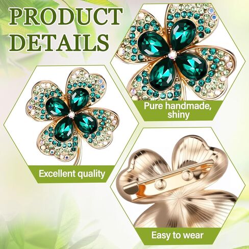 16 Pcs Women Brooch Set Rhinestone Crystal Vintage Spring Animal Insect Plant Pins Brooches Bulk for Women Girls(Nature) in Saudi Arabia
