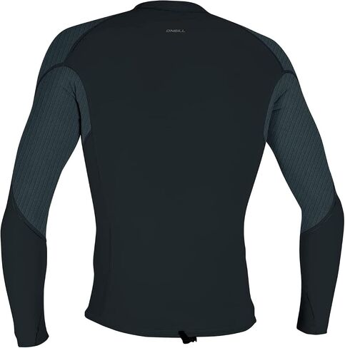O'Neill Wetsuits Men's Hyperfreak 1.5mm Long Sleeve Wetsuit Top, Gun Metal/Cadet Blue, Medium in Saudi Arabia