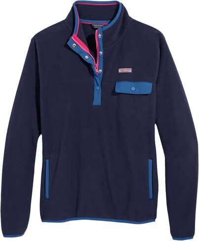 كرمة العنب النسائية Harbour Fleece Quarter Snap، Marshmallow in Kuwait