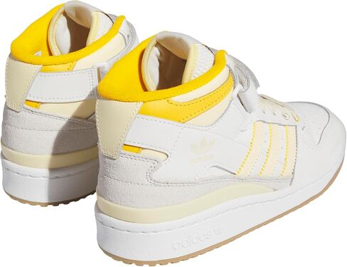 adidas Originals Forum Mid Sneaker, White/Core Black/White, 6.5 US Unisex Big Kid in Saudi Arabia