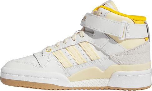 adidas Originals Forum Mid Sneaker, White/Core Black/White, 6.5 US Unisex Big Kid in Saudi Arabia