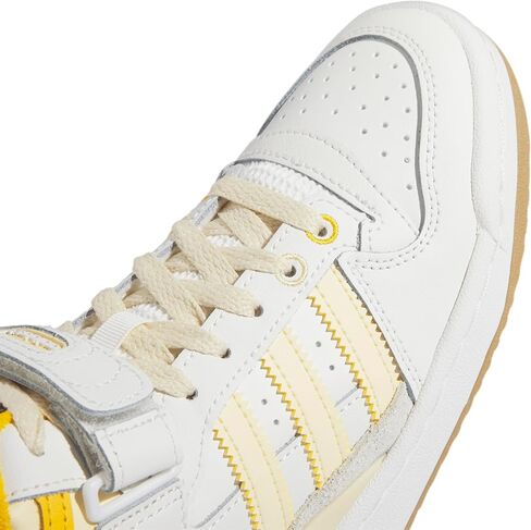 adidas Originals Forum Mid Sneaker, White/Core Black/White, 6.5 US Unisex Big Kid in Saudi Arabia