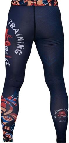 Hardcore Training Men's Compression Pants Workout Tights Leggings Base Layer Boxing Running Muay Thai MMA No Gi BJJ in Kuwait