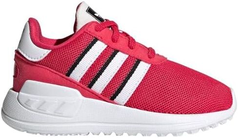 adidas Originals unisex child La Trainer Lite Elastic Sneaker, Royal Blue/White/Scarlet, 8 Toddler US in Saudi Arabia