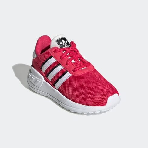 adidas Originals unisex child La Trainer Lite Elastic Sneaker, Royal Blue/White/Scarlet, 8 Toddler US in Saudi Arabia