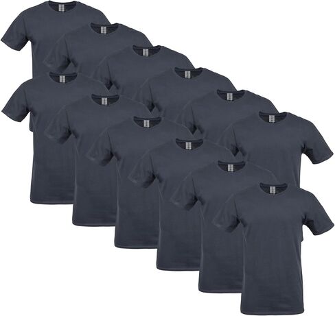 Gildan Softstyle Cotton T-Shirt, Style G64000, Multipack, Heather Indigo (2-Pack) in Saudi Arabia