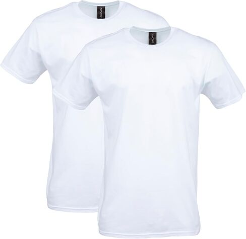 Gildan Softstyle Cotton T-Shirt, Style G64000, Multipack, Heather Indigo (2-Pack) in Kuwait