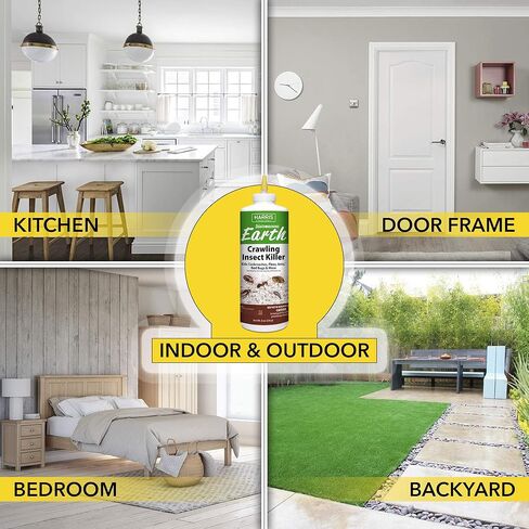 Harris Diatomaceous Earth Crawling Insect Killer, 4lb with Powder Duster Included Inside The Bag in Kuwait