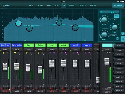 حقيبة حمل مبطنة للخلاط الرقمي وحافظات التمساح من Behringer XR18؛ تناسب خلاطات سلسلة Behringer X-AIR (G-MIXERBAG-1306) in Saudi Arabia