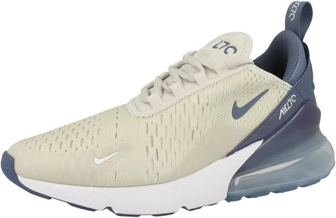 Nike Women's Air Max 270 Light Bone/Diffused Blue-White (FQ8783 072) - 8 in Saudi Arabia