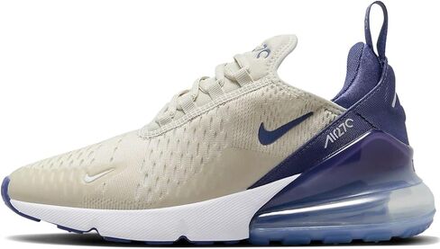 Nike Women's Air Max 270 Light Bone/Diffused Blue-White (FQ8783 072) - 8 in Saudi Arabia