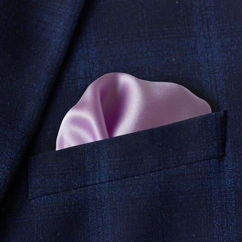 100% Silk Pocket Square 13.7" Solid Color for Men Wedding Party Handkerchief Gentleman in Saudi Arabia