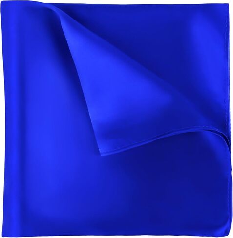 100% Silk Pocket Square 13.7" Solid Color for Men Wedding Party Handkerchief Gentleman in Saudi Arabia