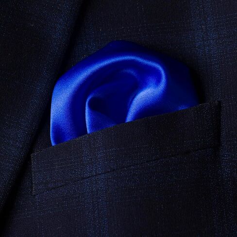 100% Silk Pocket Square 13.7" Solid Color for Men Wedding Party Handkerchief Gentleman in Saudi Arabia