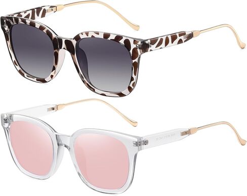 Polarized Sunglasses for Kids Girls Boys Children Retro Round Sunglasses Trendy Shades Sun Glasses UV400 Protection Age 5-13 in Saudi Arabia