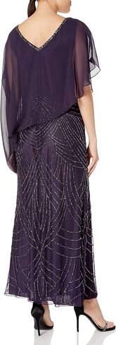 J Kara Women's Pop Over with Beaded Bottom Petite in Saudi Arabia