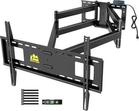 FORGING MOUNT Long Arm TV Mount, Full Motion Wall Mount Bracket with 43 inch Extension Articulating Arm TV Wall Mount, Fits 42 to 86 Inch Flat/Curve TVs, Holds up to 110 lbs,VESA 800x400mm Compatible in Saudi Arabia
