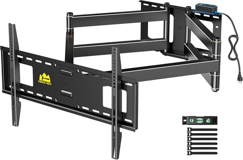 FORGING MOUNT Long Arm TV Mount, Full Motion Wall Mount Bracket with 43 inch Extension Articulating Arm TV Wall Mount, Fits 42 to 86 Inch Flat/Curve TVs, Holds up to 110 lbs,VESA 800x400mm Compatible in Saudi Arabia