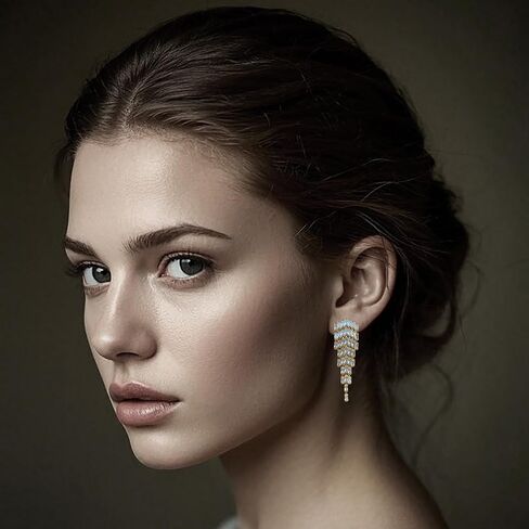 SinglinArt Drop Dangle Earrings For Women Girls Gold Statement Fashion Jewelry in Kuwait