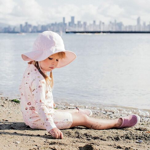 JAN & JUL Breathable Summer Girls Sun-Hat with Adjustable Strap (XL: 5-12 Years, Red Poppy) in Saudi Arabia