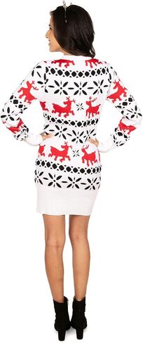 Tipsy Elves Women's Pop of Peppermint Sweater Dress Size Medium in Saudi Arabia