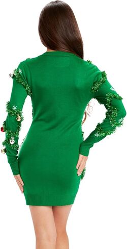 Tipsy Elves Women's Pop of Peppermint Sweater Dress Size Medium in Saudi Arabia