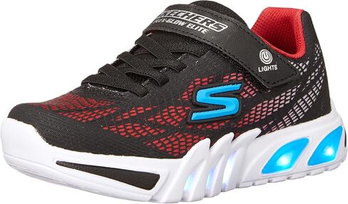 حذاء رياضي للأولاد من Skechers Flex-Glow Elite-Vorlo، كحلي/متعدد، 13 in Saudi Arabia