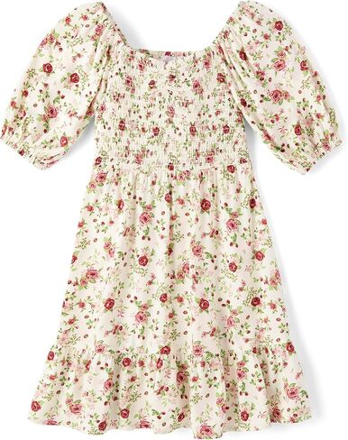 The Children's Place Baby Girls' Short Dressy Special Occasion Dresses, Pink Gingham Puff Sleeve, Small in Saudi Arabia