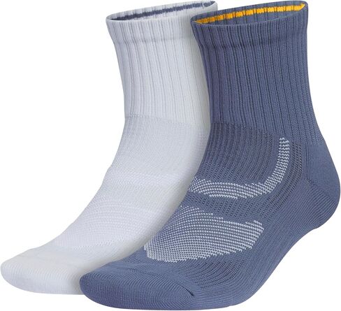 adidas Superlite Performance High Quarter Running Socks (2-Pair) in Saudi Arabia