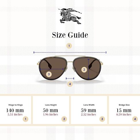 BURBERRY Oliver BE3125 Pilot Sunglasses for Men + BUNDLE With Designer iWear Eyewear Kit in Saudi Arabia
