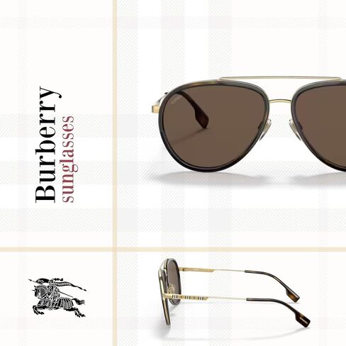BURBERRY Oliver BE3125 Pilot Sunglasses for Men + BUNDLE With Designer iWear Eyewear Kit in Saudi Arabia