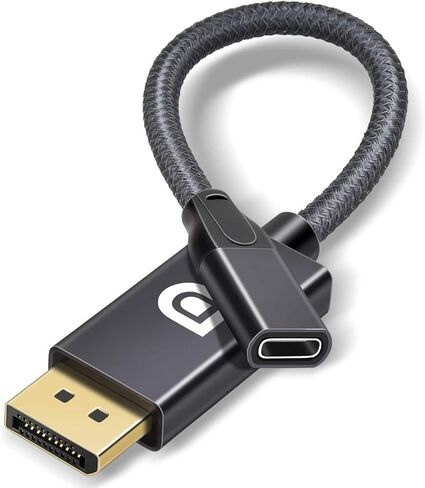 محول كابل USB C أنثى إلى DisplayPort ذكر، مدخل USB من النوع C 3.1 إلى محول DP Ouput، محول USBC Thunderbolt 3 بدقة 4K 60 هرتز لجهاز MacBook Pro الجديد، وMac Air، وChromebook Pixel والمزيد in Kuwait