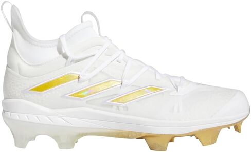 adidas Men's Adizero Afterburner 9 NWV Sneaker, White/Gold Metallic/White, 8 in Saudi Arabia