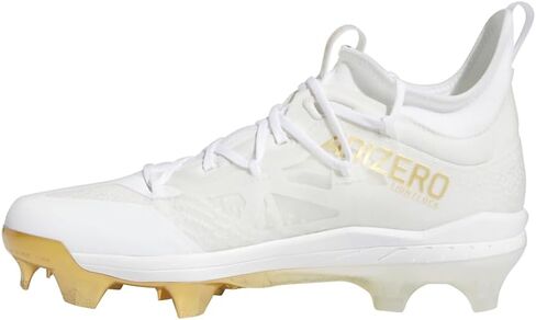 adidas Men's Adizero Afterburner 9 NWV Sneaker, White/Gold Metallic/White, 8 in Saudi Arabia