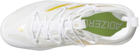adidas Men's Adizero Afterburner 9 NWV Sneaker, White/Gold Metallic/White, 8 in Saudi Arabia