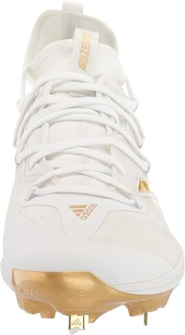 adidas Men's Adizero Afterburner 9 NWV Sneaker, White/Gold Metallic/White, 8 in Saudi Arabia