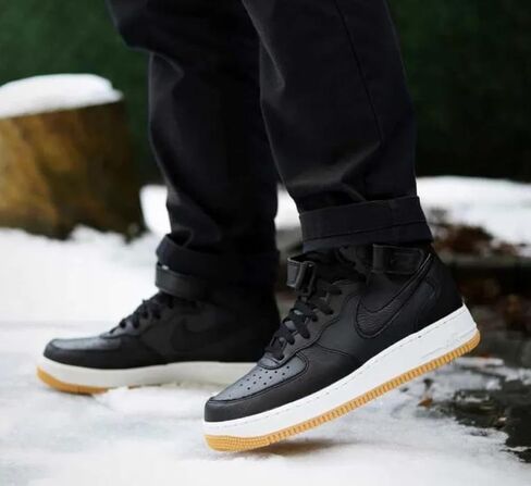Nike mens Air Force 1 Mid '07, Anthracite/Black-anthracite, 10 in Saudi Arabia