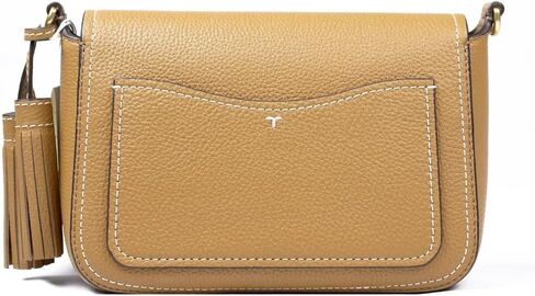 Tory Burch 144688 Thea Flap Black With Gold Hardware Leather Women's Crossbody Bag in Saudi Arabia