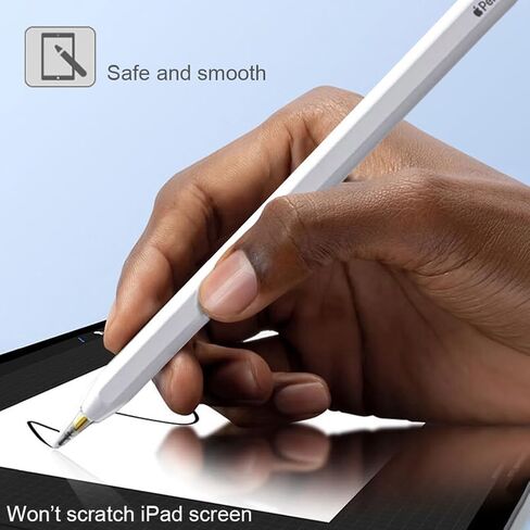 Replacement Tips Compatible with Apple Pencil 1st & 2nd Gen iPad Pro Pencil, High Sensitivity Apple Pencil Nibs for Apple Pencil 2 Gen iPad Pro Pencil White 2 Pack in Kuwait