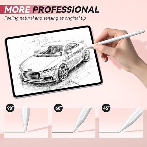 Replacement Tips Compatible with Apple Pencil 1st & 2nd Gen iPad Pro Pencil, High Sensitivity Apple Pencil Nibs for Apple Pencil 2 Gen iPad Pro Pencil White 2 Pack in Kuwait