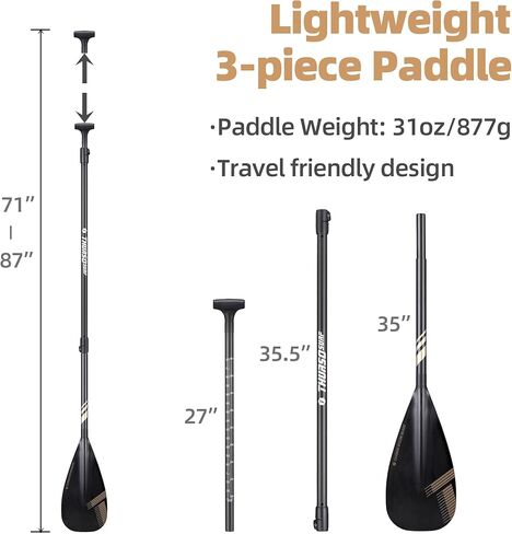 THURSO SURF Carbon Hybrid SUP Blade Carbon Nylon Paddle Board Paddle Blade Kayak Paddle Blade - Converts SUP Paddle into Kayak Paddle in Saudi Arabia