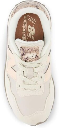 New Balance 237 V1 Lace Up Sneaker, White/Black, 4 US Unisex Big Kid in Saudi Arabia