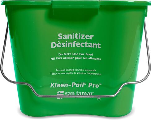 San Jamar Kleen-Pail® Plastic Pro Cleaning Bucket 3 Quarts Green in Saudi Arabia